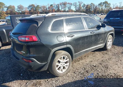 2015 Jeep Cherokee Latitude из США, поврежденный, VIN 1C4PJLCB4FW741803